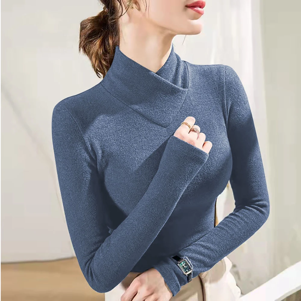 De-Rong-Half-High-Collar-Underlay-Top-Autumn-Winter-Overlay-Thick-Warm-Long-Sleeve-T-shirt-1