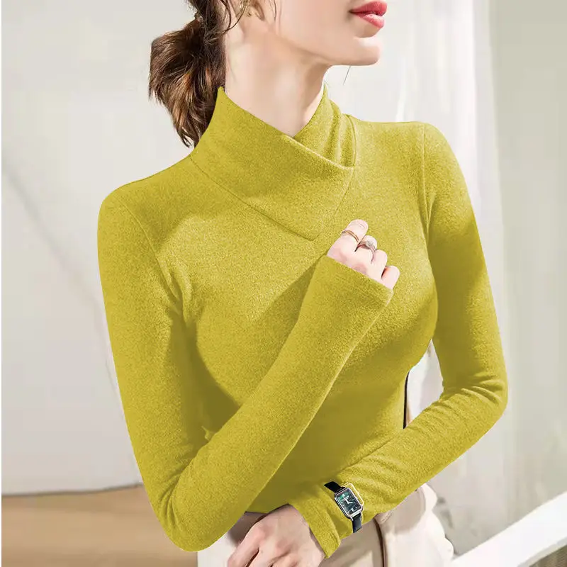 De-Rong-Half-High-Collar-Underlay-Top-Autumn-Winter-Overlay-Thick-Warm-Long-Sleeve-T-shirt-3