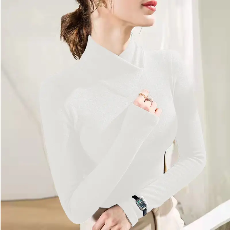 De-Rong-Half-High-Collar-Underlay-Top-Autumn-Winter-Overlay-Thick-Warm-Long-Sleeve-T-shirt-4