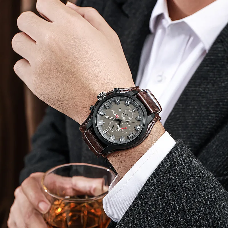 YIKAZE-Retro-Men-s-Watches-Classic-Luxury-Business-Quartz-Watch-Fashion-Big-Dial-Leather-Strap-Date-2