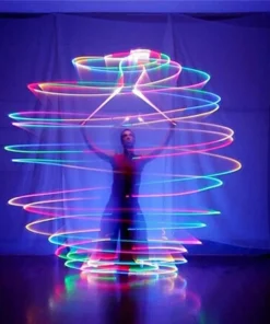 LED POI ball luminous belly dance throwing ball