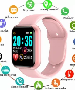 Y68 Multifunctional Smart Watch Bluetooth Connected