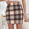 Plaid Multicolor Micro Short Skirt for Women